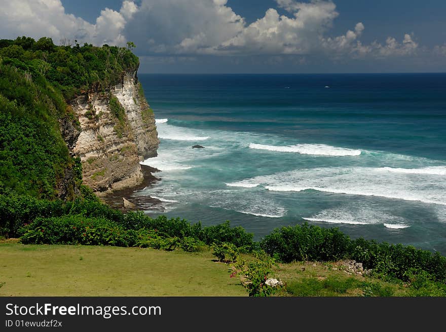 Bali Uluwatu - very famous surf paradise. Bali Uluwatu - very famous surf paradise