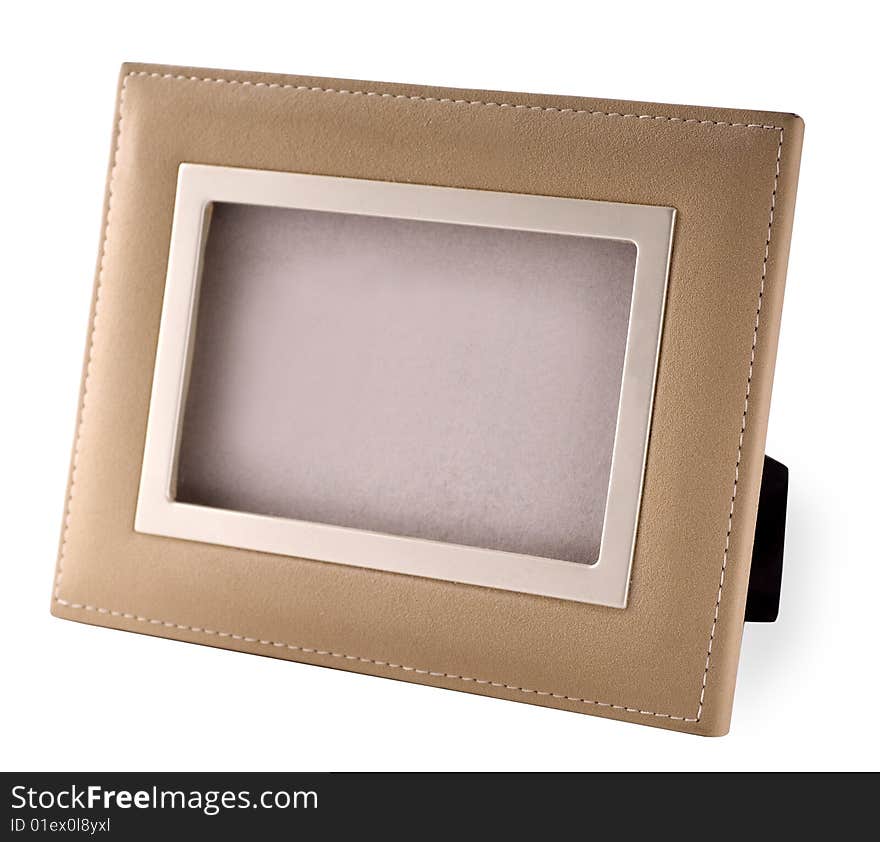 Photoframework isolated on white background