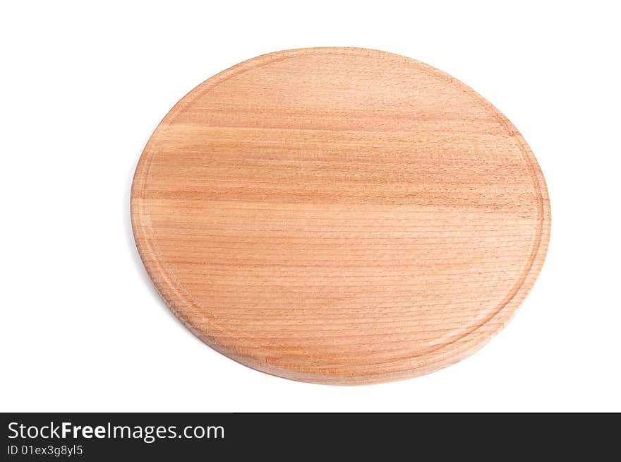 Brown wooden board isolated on a white background. Brown wooden board isolated on a white background.