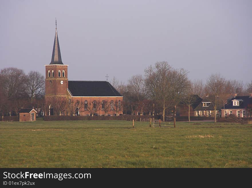 13th century church in Friesland. 13th century church in Friesland.