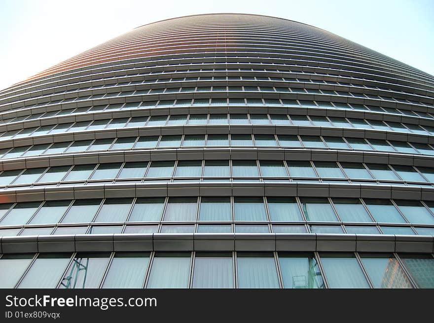 Canary Wharf, London, England part of the urban regeneration of the eighties.