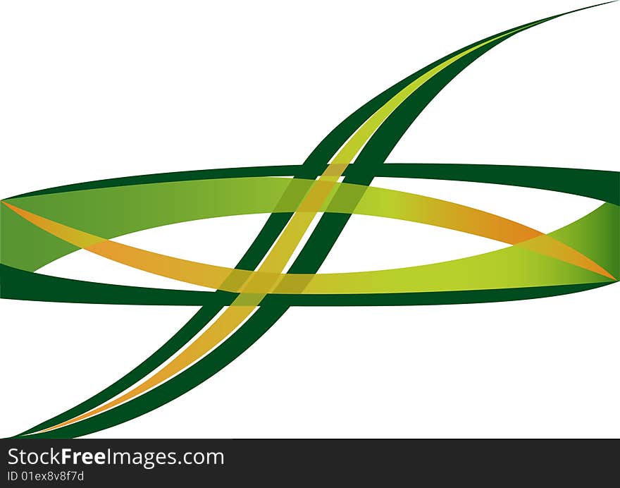 Green decorative background, ecology vector. Green decorative background, ecology vector