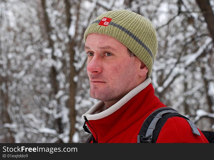 The Sportsman In A Winter Wood