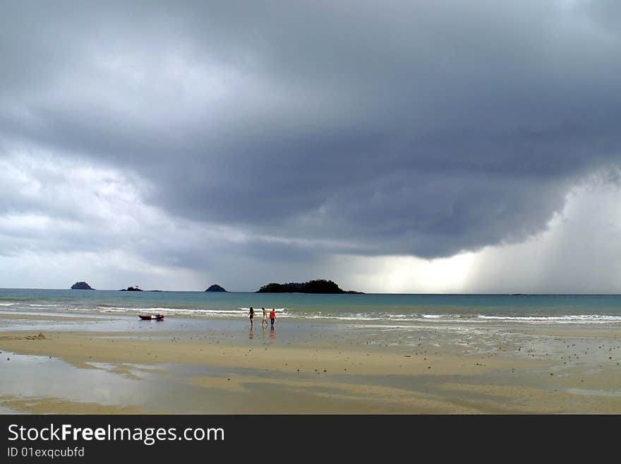 Sky Before Tropical Thunderstorm