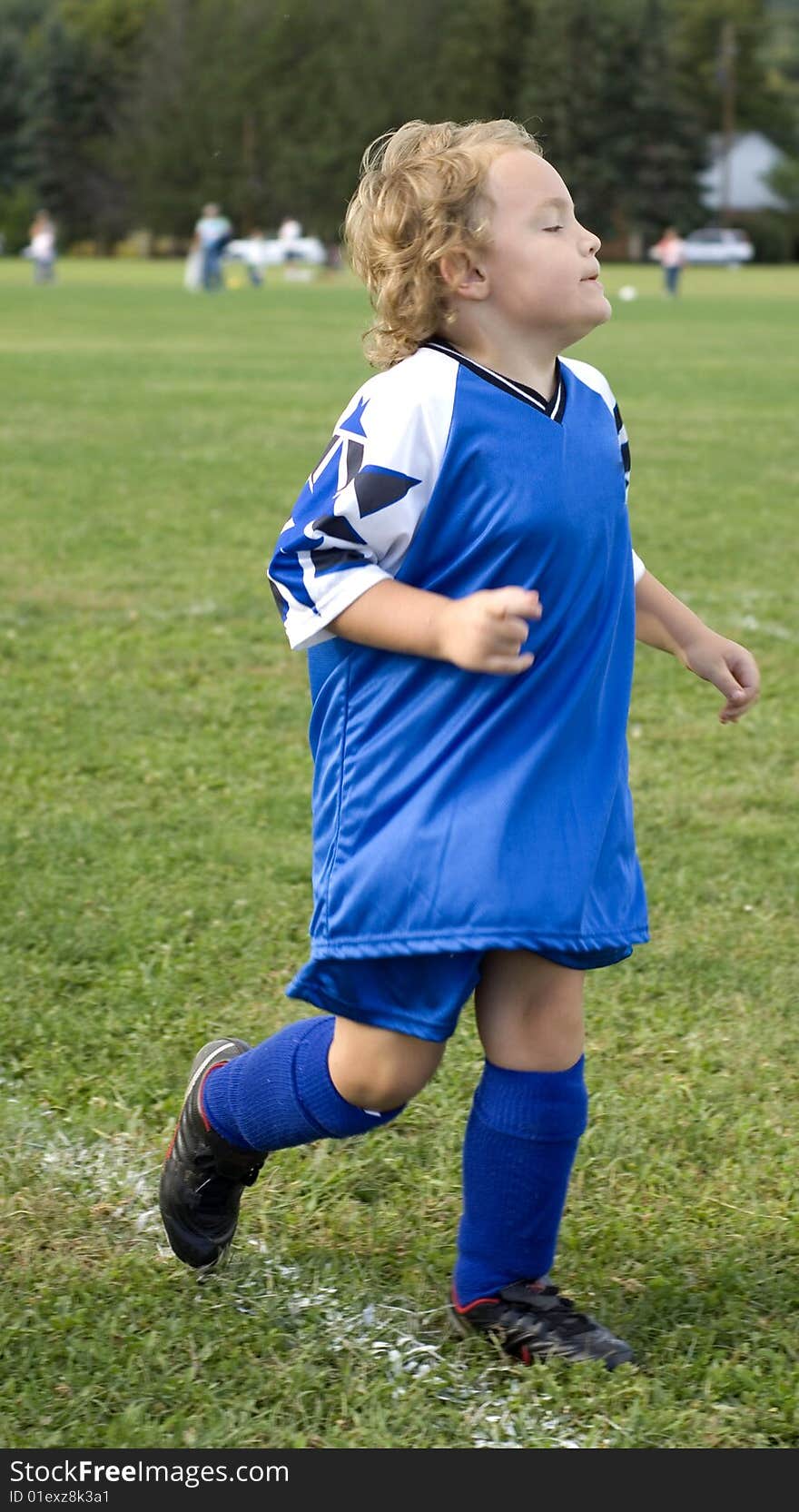 Soccer Player Running