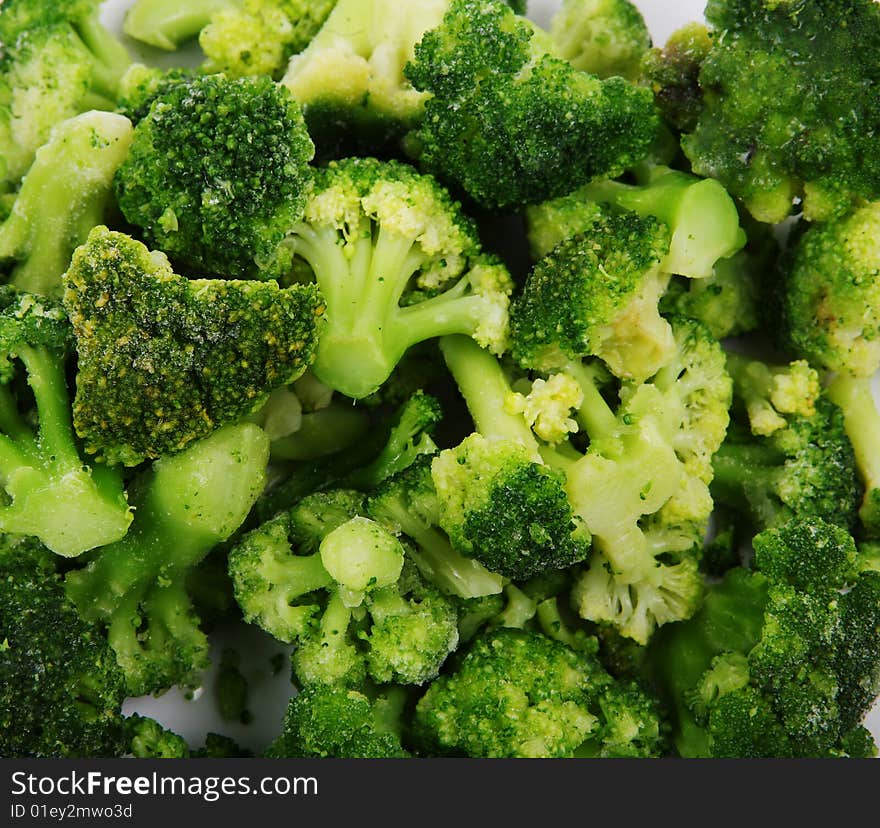 Close Up View Of The Broccoli