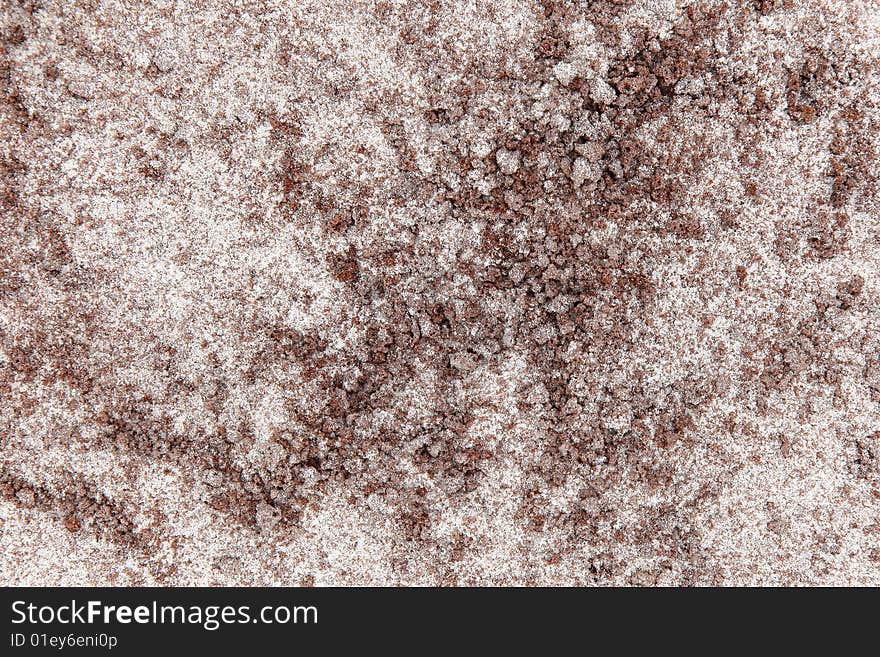 Background texture made from instant coffee and creamer.