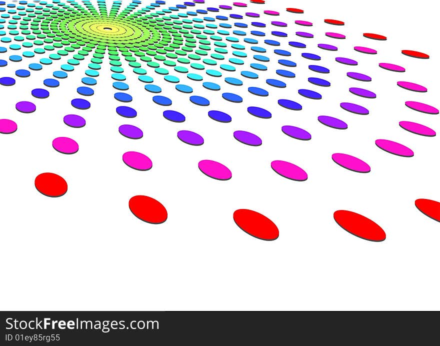 Colorful dots abstract background