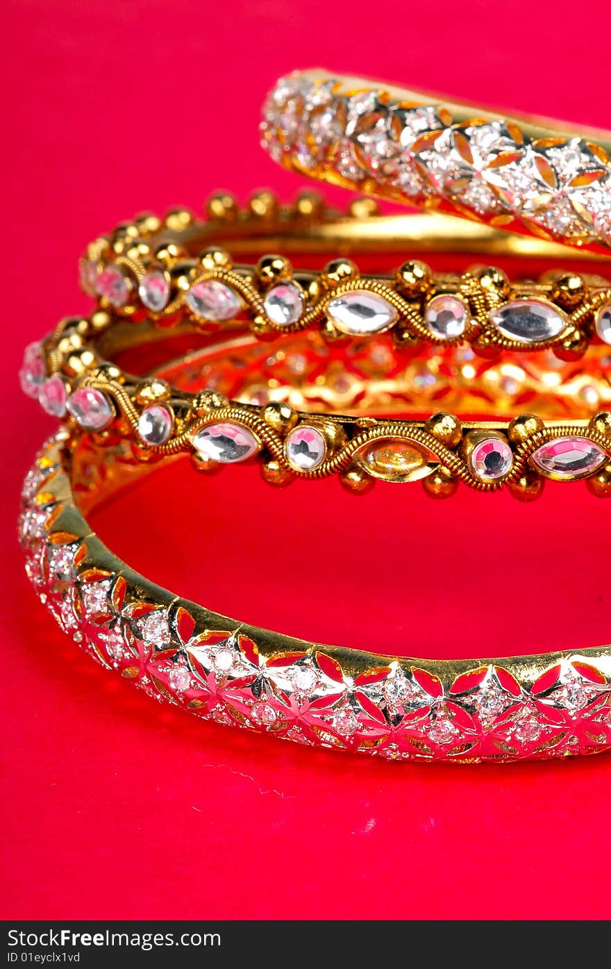 Golden bracelets