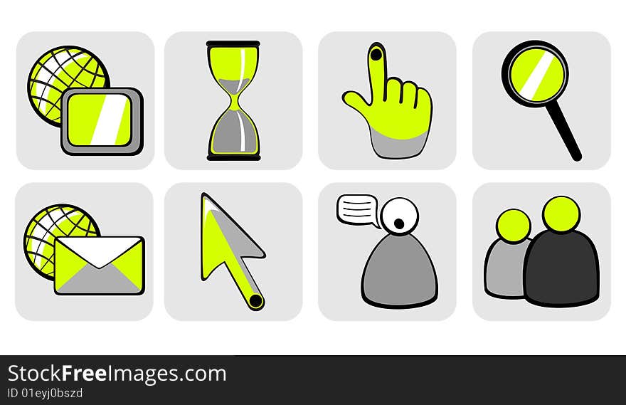 Website and Internet icons