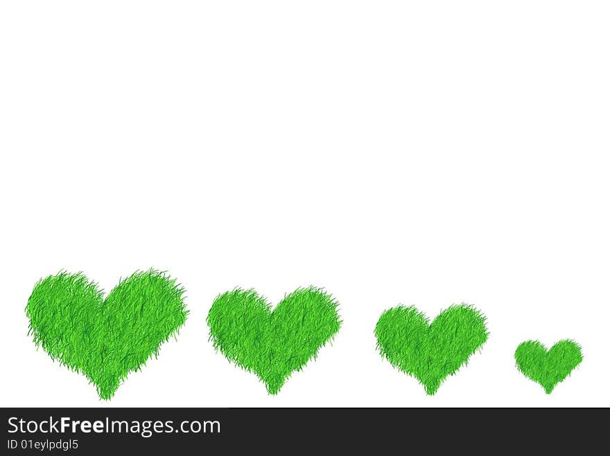 Grass hearts