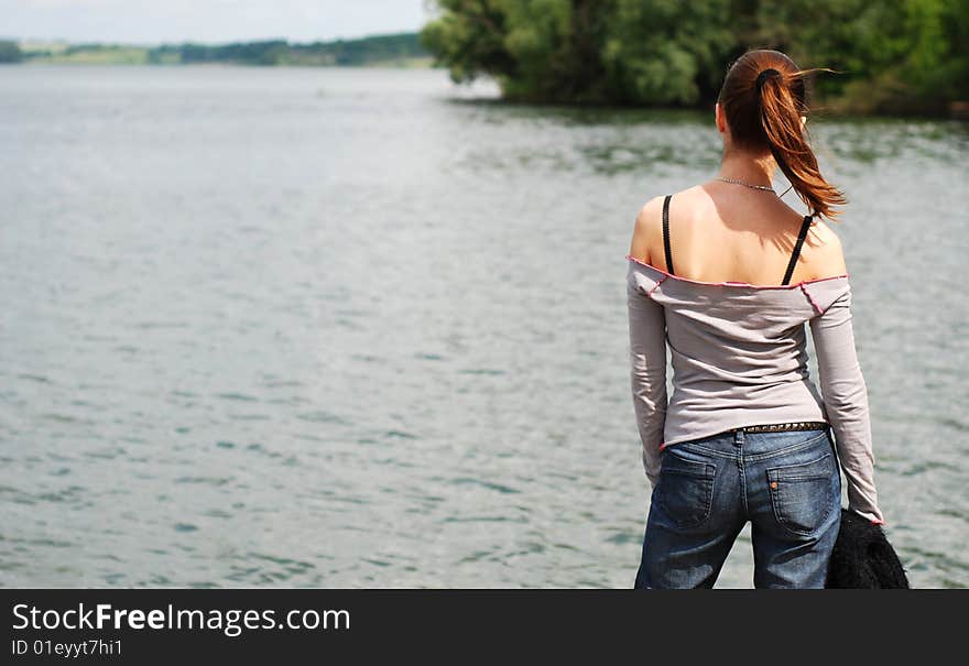 Woman On The Pier