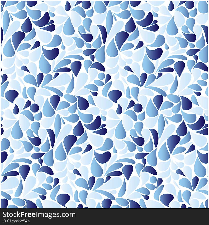 Seamless pattern with water splashes. Seamless pattern with water splashes