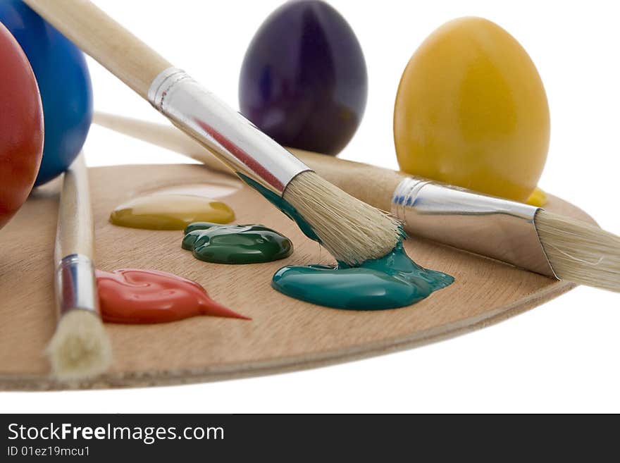 Painting Easter egg, is a traditionat the Easter time