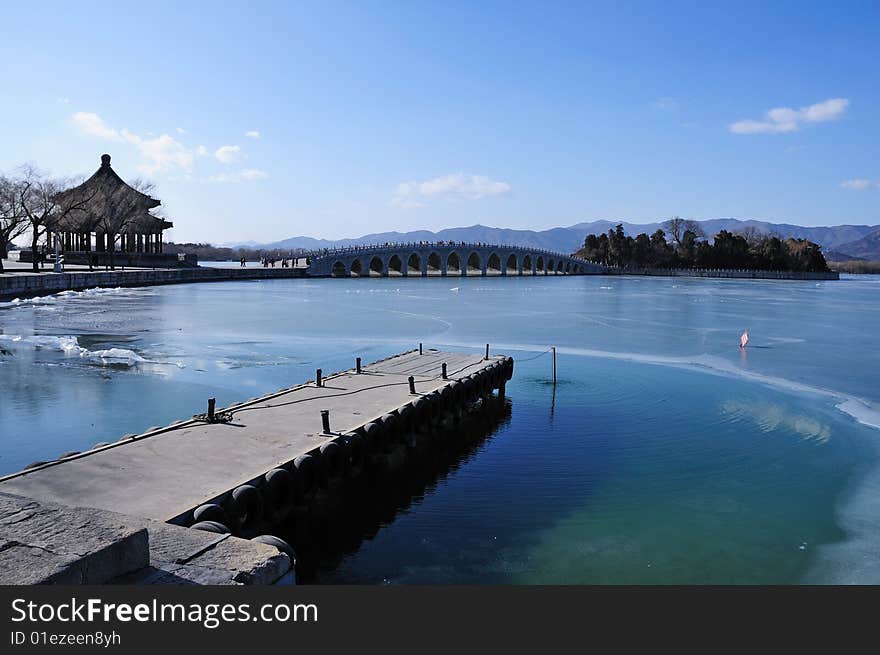 The Summer Palace in winter