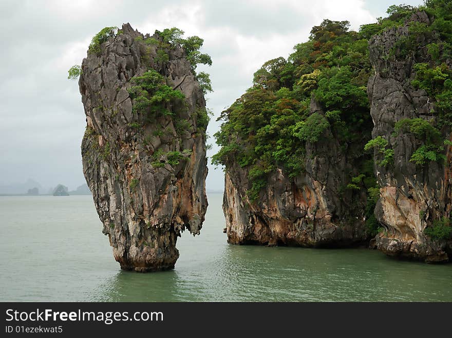 Landmark of James Bond island