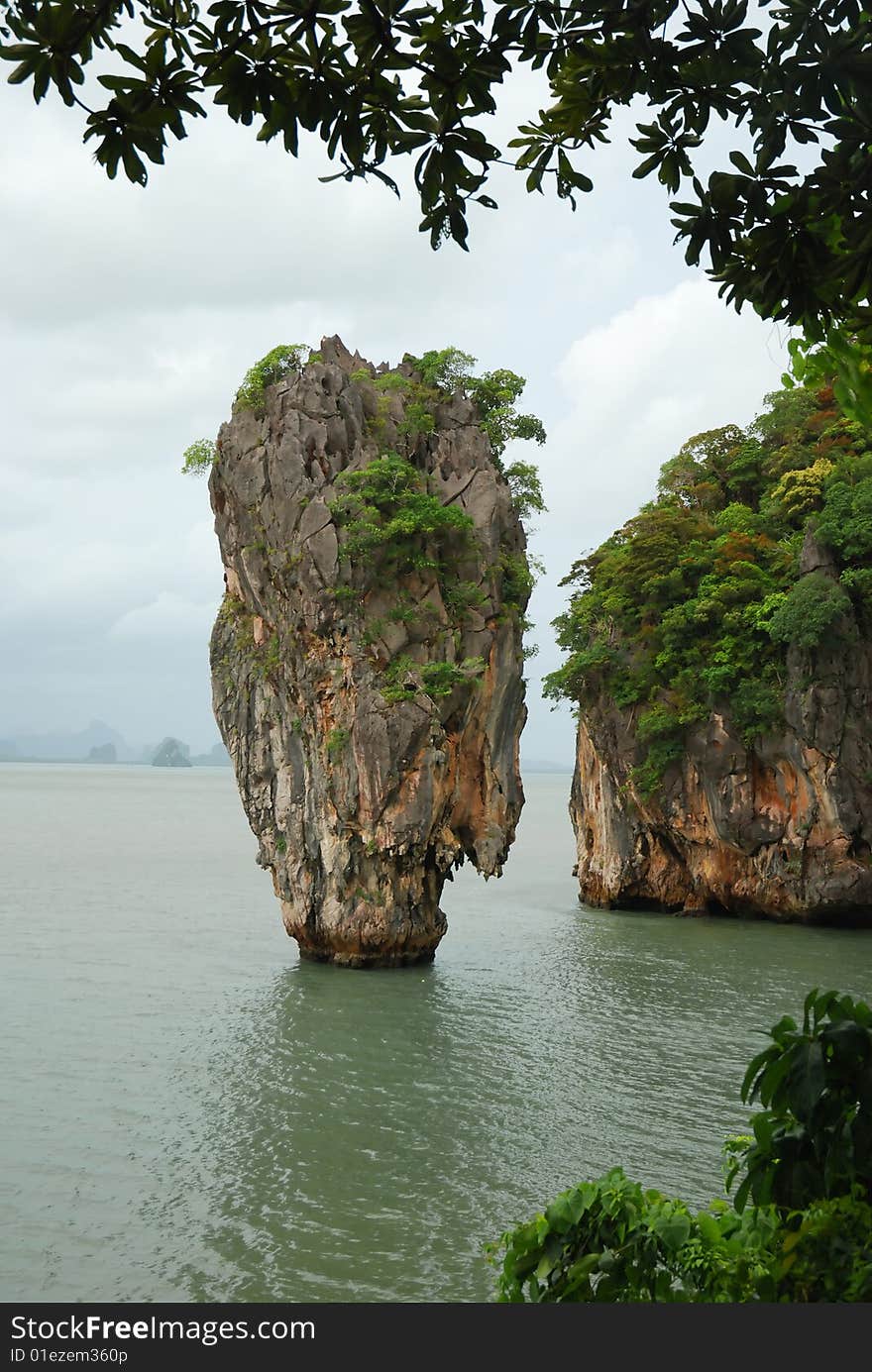 Landmark of James Bond island