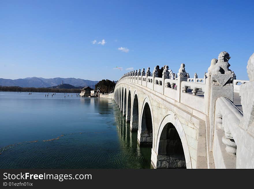 The Summer Palace in winter