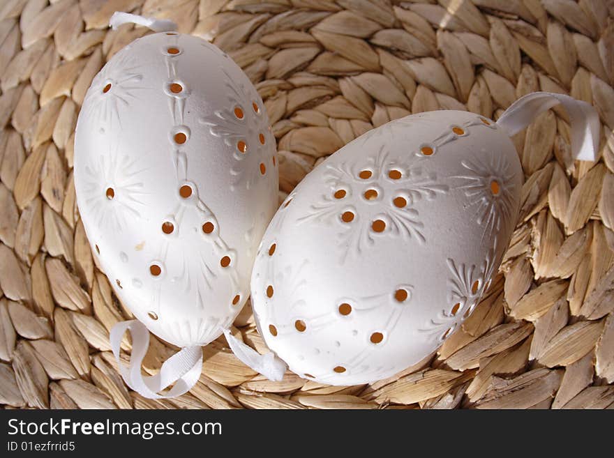 Decorated eggs