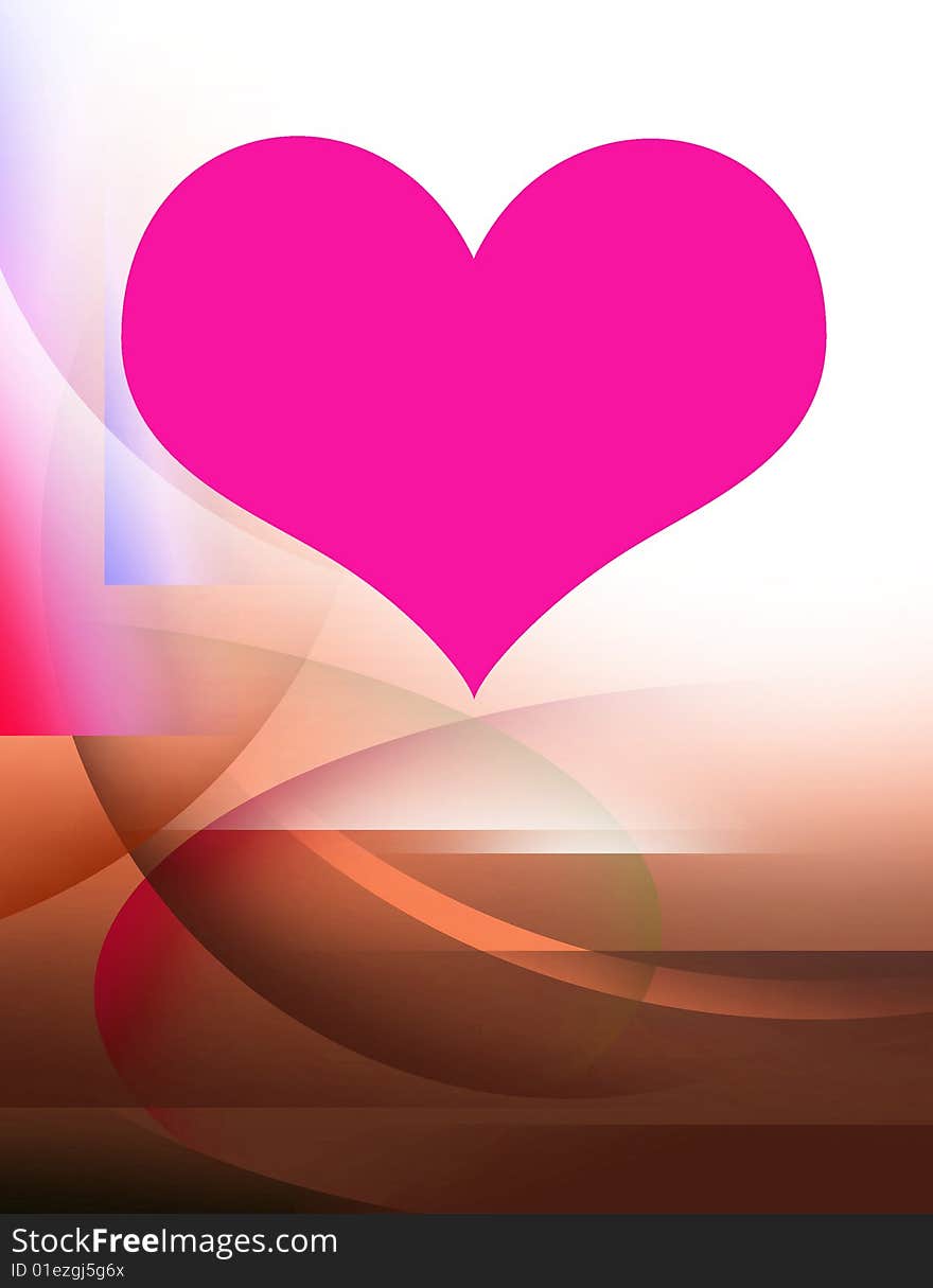 Heart illustration background for Valentin`s day etc. Heart illustration background for Valentin`s day etc.