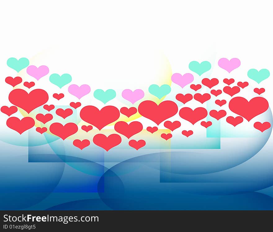 Heart illustration   background for Valentin`s day etc. Heart illustration   background for Valentin`s day etc.