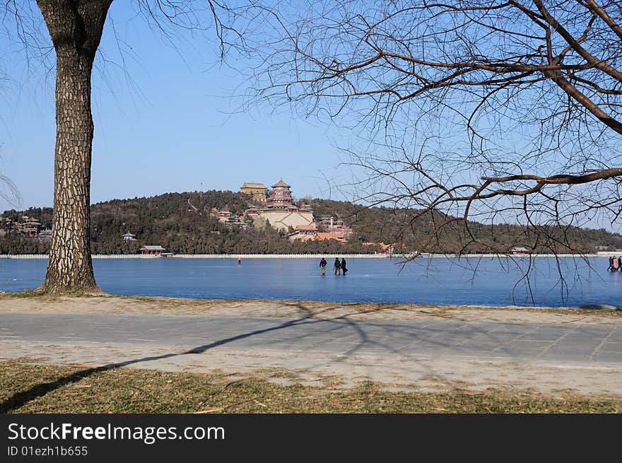 The Summer Palace in winter