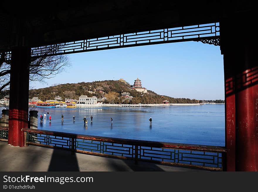 The Summer Palace in winter