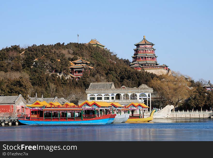 The Summer Palace in winter