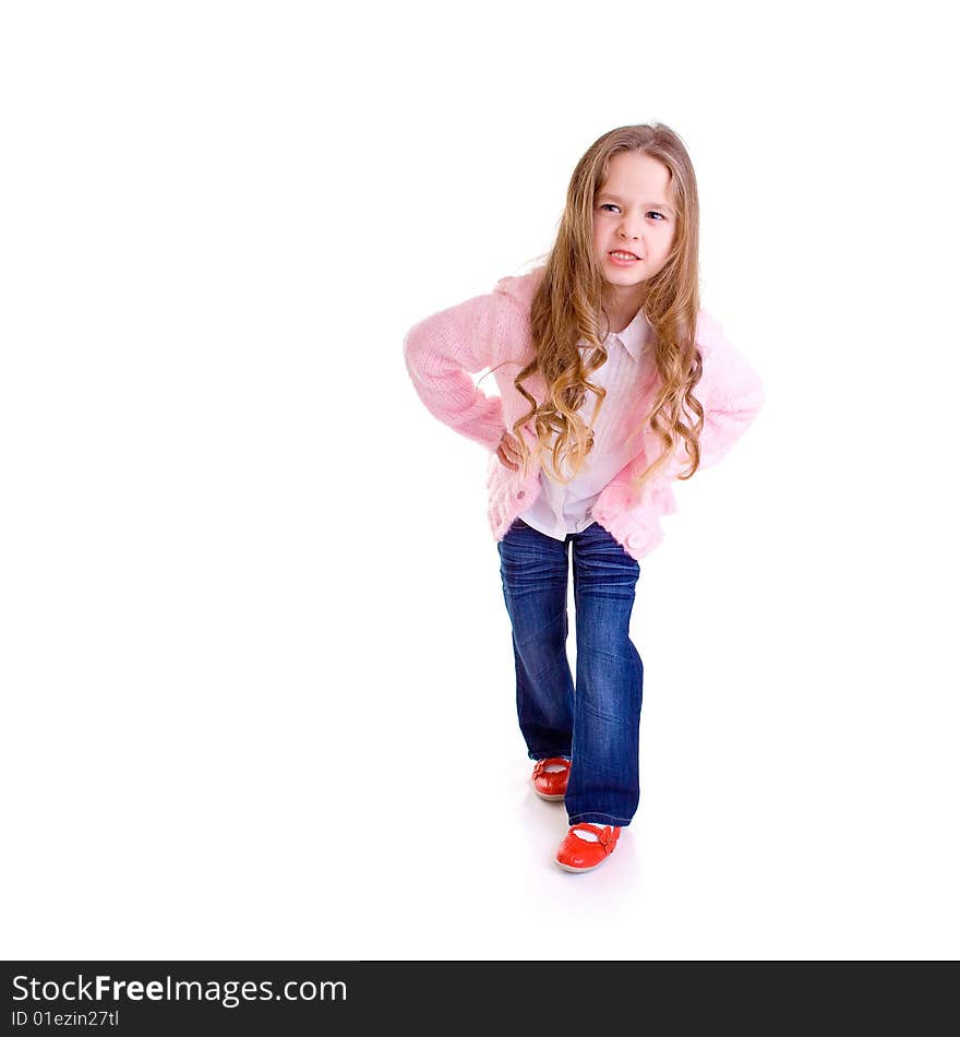 Posing young girl