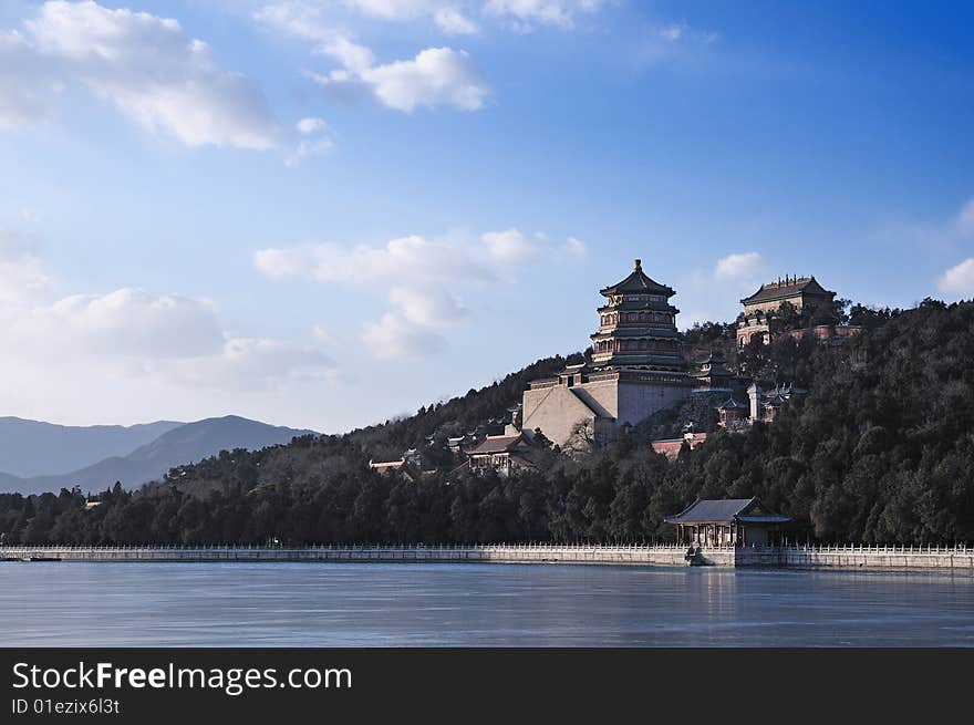 The Summer Palace in winter