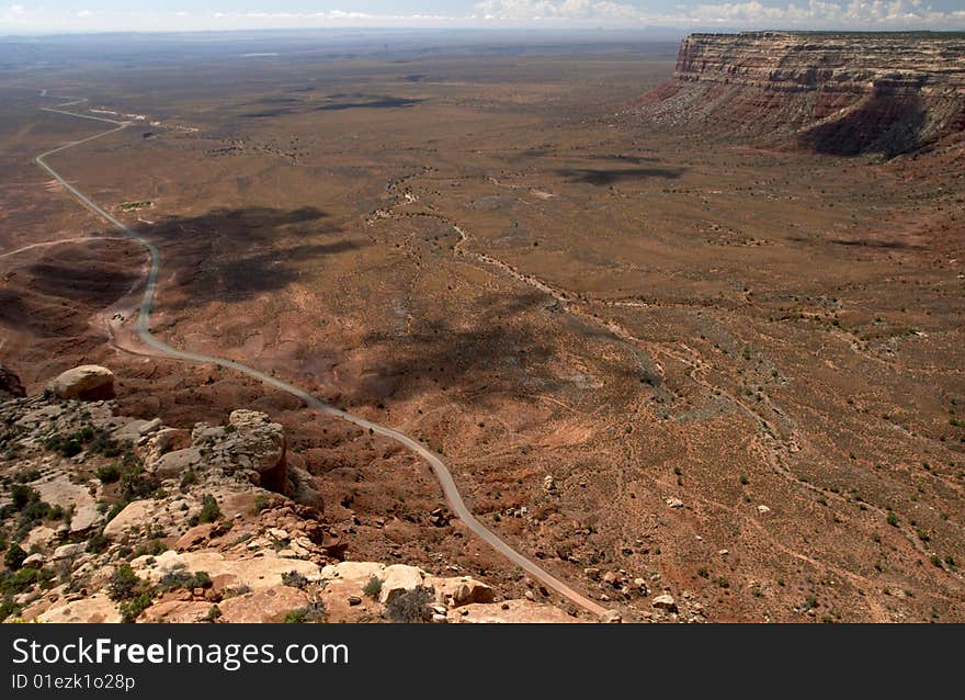 A View From Moki Dugway