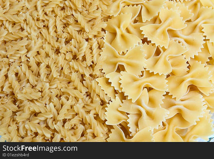 Italian noodles as texture..