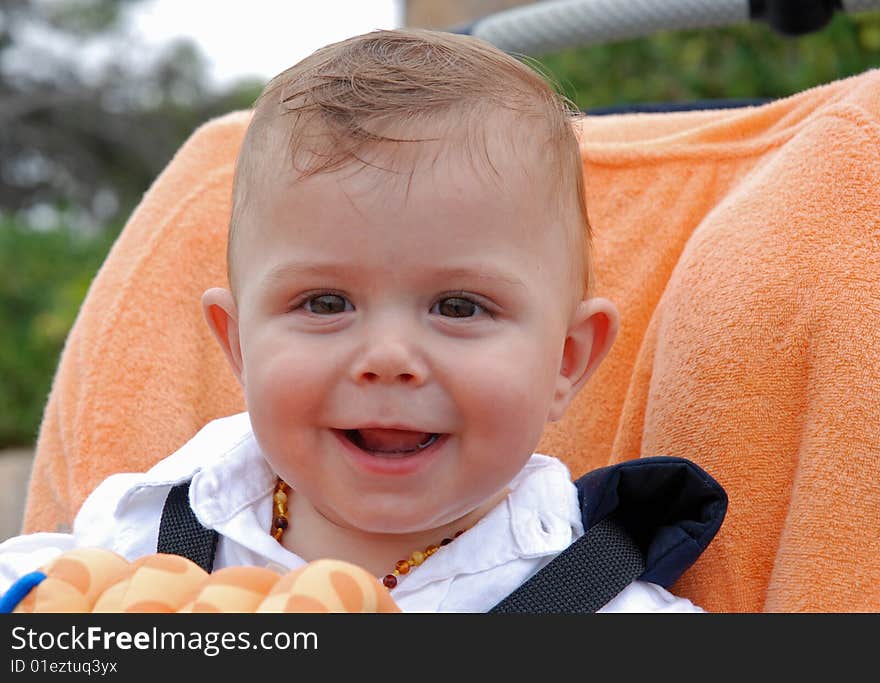 Portrait of a happy boy