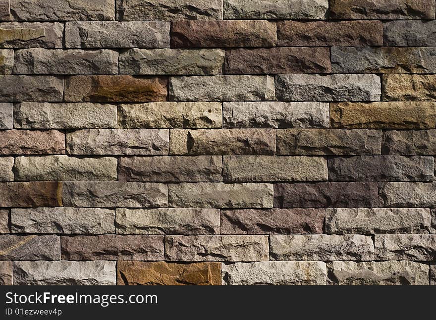 Photograph of a brick wall