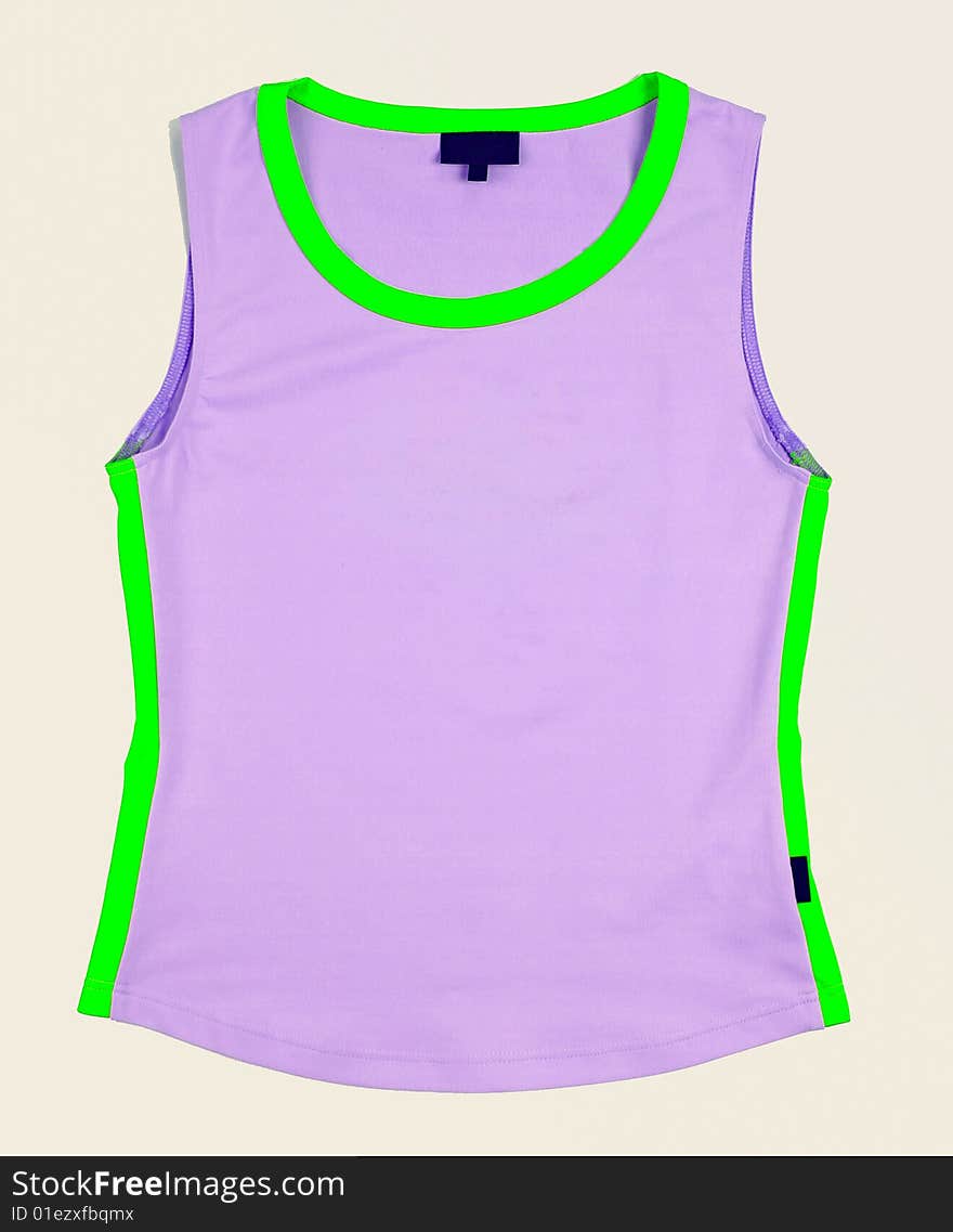 Woman fashion isolatet srort vest