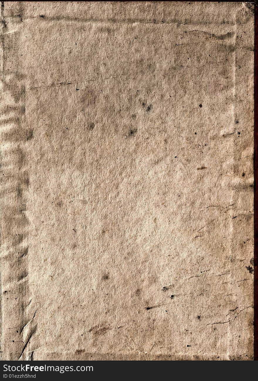 Old collapsing paper with cracks and scratches. Old collapsing paper with cracks and scratches