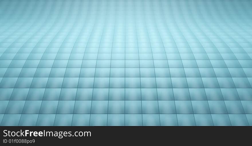 Blue tiles background