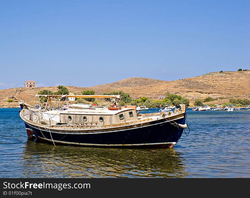 Traditional Greek Fishing Boat