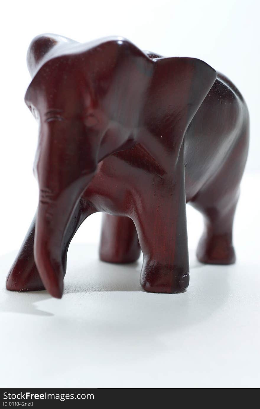 Elephant out of mahogany.