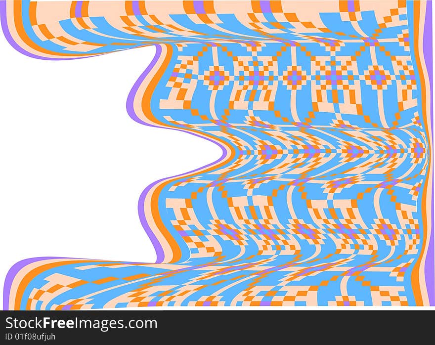 Drapery of the geometric pattern for the background. Vector illustration. Drapery of the geometric pattern for the background. Vector illustration.