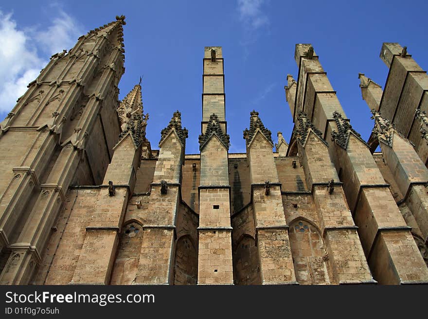 La Seu Cathedral in Palma de Mallorca, Spain