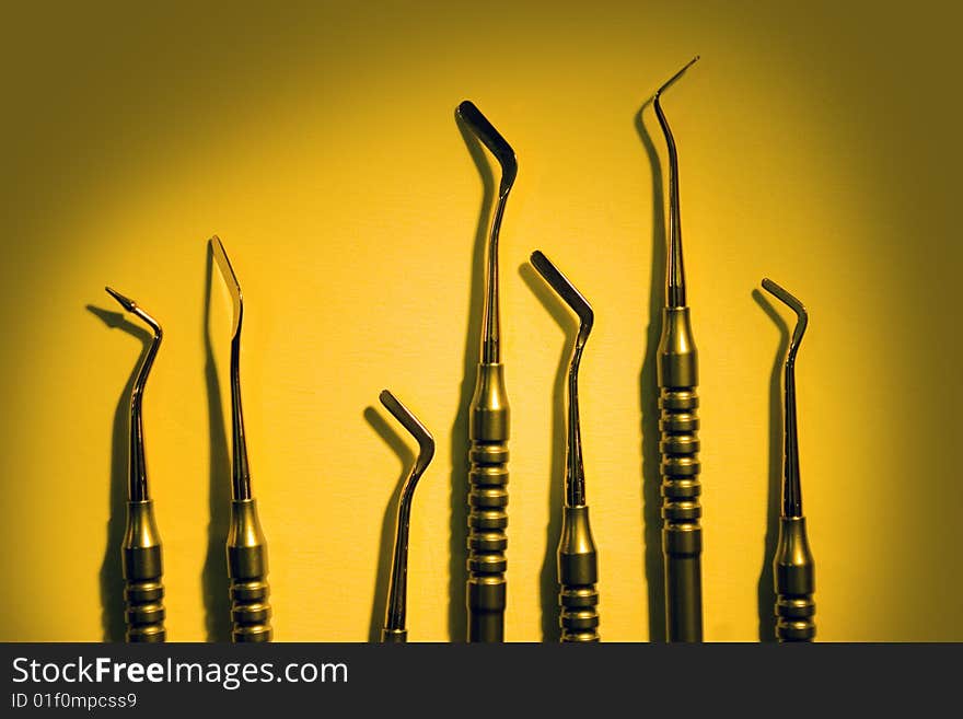 Dental instruments. High quality tools for your tooth.