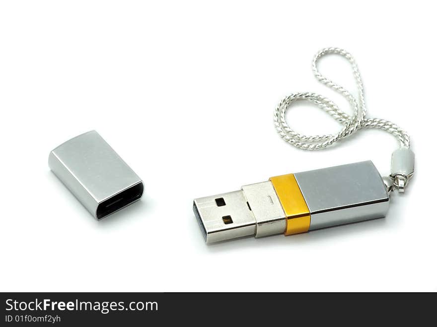 Silver Usb Flash