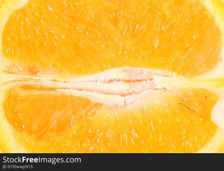 Macro Photo Of Orange