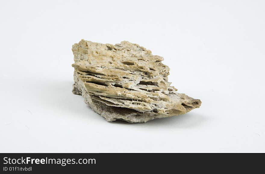 Abstract mineral on white background. Abstract mineral on white background