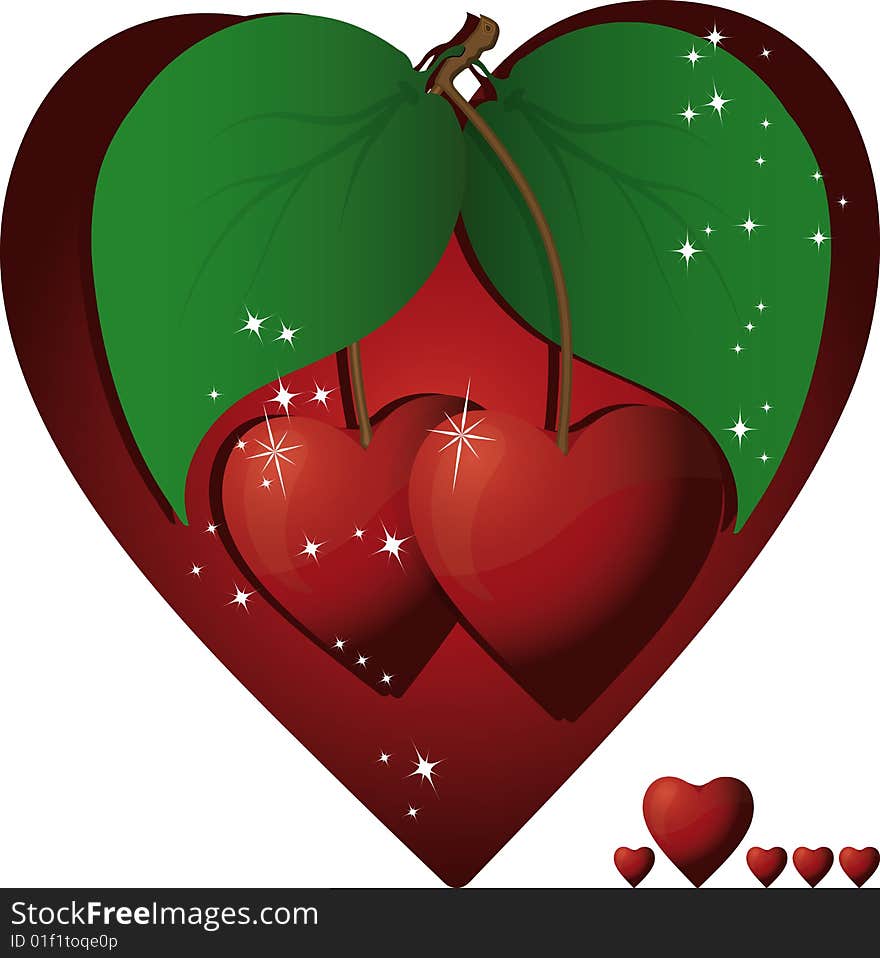 Heart Cherries