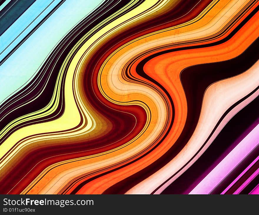 Twisty grunge multicolored fun background. Twisty grunge multicolored fun background