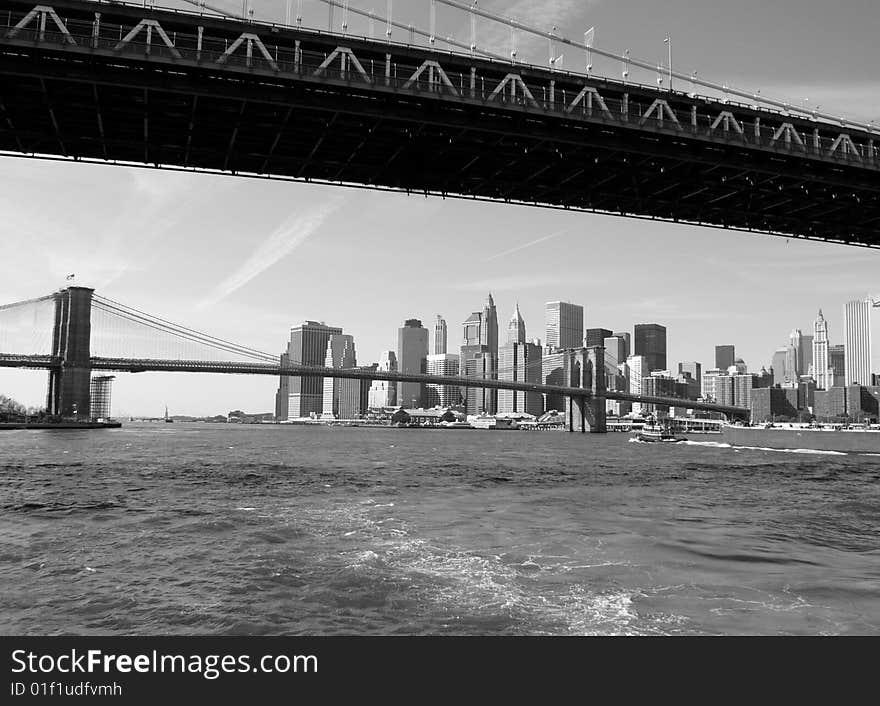 Two of New York's umbilical chords leading to and fro Manhattan. Two of New York's umbilical chords leading to and fro Manhattan.