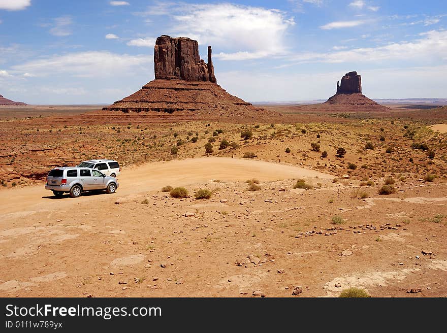 A View of the Monument Valley - Utah