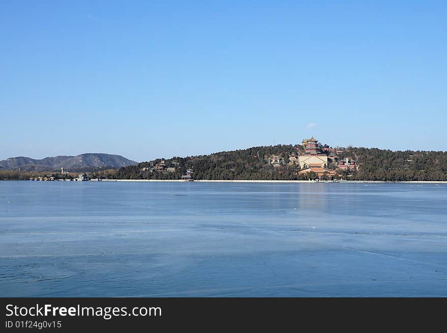 The Summer Palace in winter